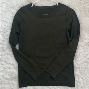 Olive Green LS Lululemon